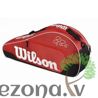 Wilson FEDERER TEAM 15 soma 3 raketēm