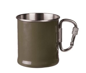 Tūrisma krūze ar karabīni 250ml Mil Tec (14608102)