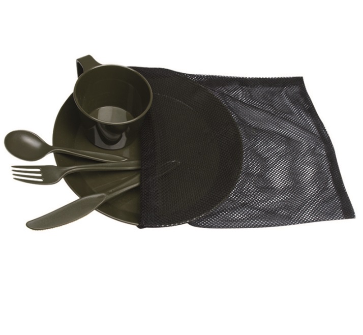 Mil Tec polikarbonāta trauku komplekts (1 pers) 14681000