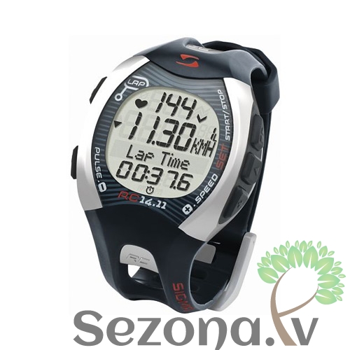 Sigma RC 14.11 pulsometrs, pelēks (21410)