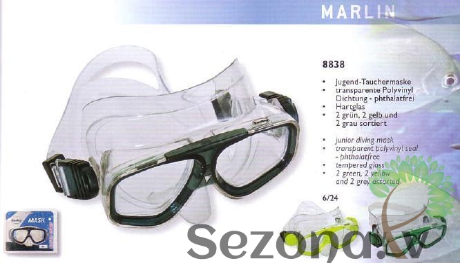 Fashy niršanas maska Marlin