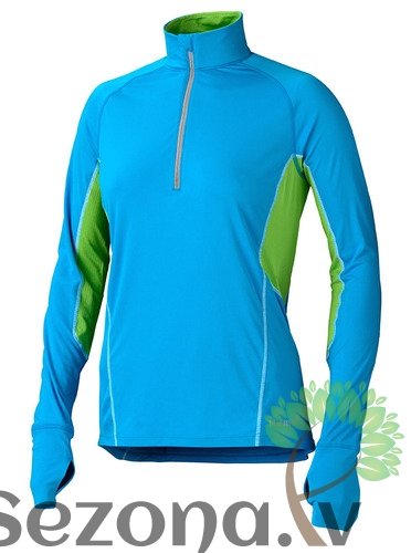 Krekls Marmot Wms Interval 1/2 Zip LS