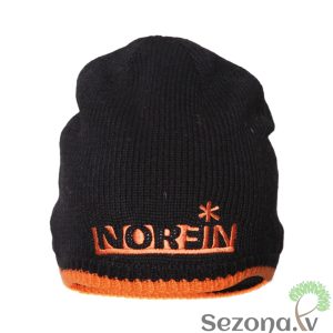 Cepure NORFIN Viking vilnas ar flīsa oderi melna