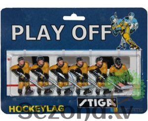 Stiga Play Off Hockey Team galda hokeja spēlētāju komplekts dzeltena/melna