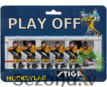 Stiga Play Off Hockey Team galda hokeja spēlētāju komplekts dzeltena/melna