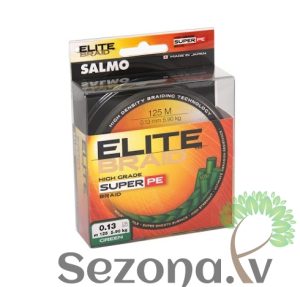 Salmo pītā aukla Elite BRAID Green 150M 0.13-0.24
