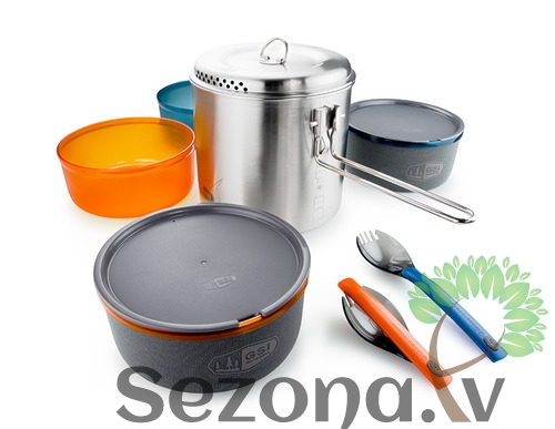 GSI Outdoors Trauku komplekts Glacier Stainless Dualist