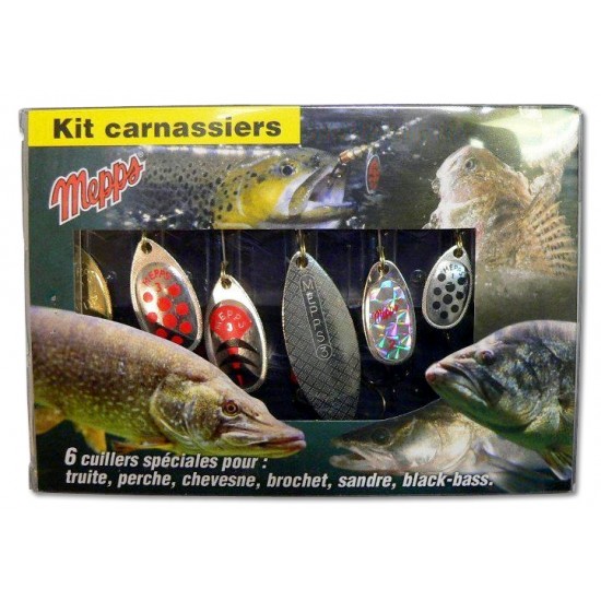 Mepps komplekts universāls 6 rotiņi