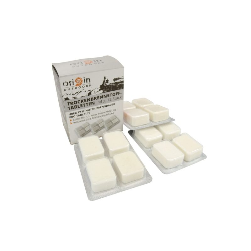 ORIGIN OUTDOORS Sausais spirts Solid Fuel 12X14g