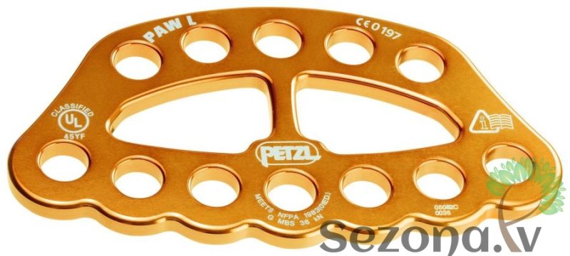 Plāksnes Petzl Paw dzeltena L