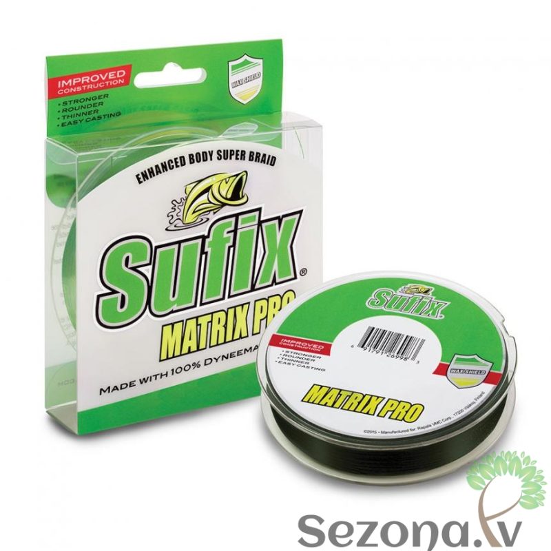 SUFIX pītā aukla MATRIX PRO 135m zaļa