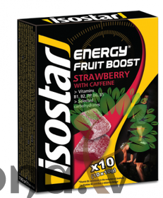 Želejas marmelāde Hight Energy Fruit Boost Strawberry (10x10g)