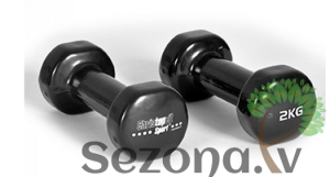 Christopeit Vinila hanteles – Beauty Bells 2x2kg (pāris)