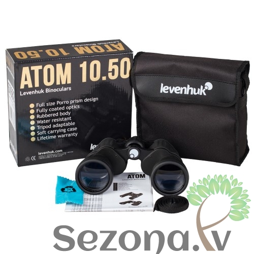 Levenhuk Atom 10x50 Binoklis