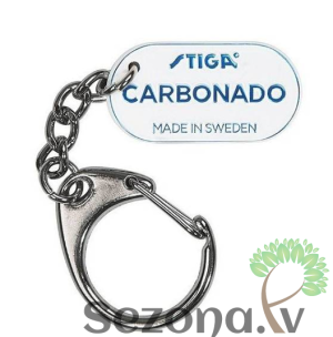 Stiga Metāla Breloks “Carbonado” white/Blue