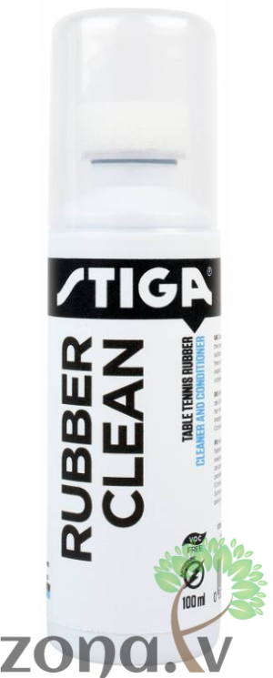 Stiga Rubber cleaner and conditioner 100ml (rakešu tīrītājs ar švammīti)