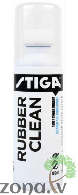 Stiga Rubber cleaner and conditioner 100ml (rakešu tīrītājs ar švammīti)
