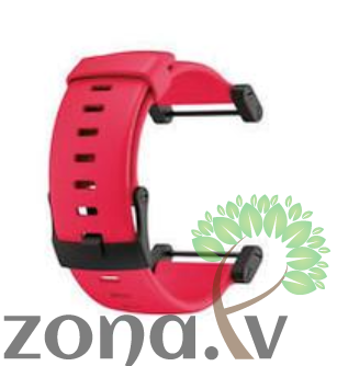 SUUNTO CORE CRUSH RED FLAT SILICONE STRAP