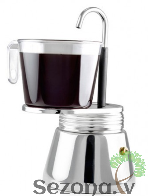 GSI Outdoors Kafijas aparāts 4 Cup Stainless Mini Expresso