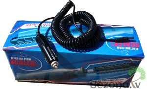 Elektriskais zivju zvīņu tīrītājs (kompl. ar auto adapteri)