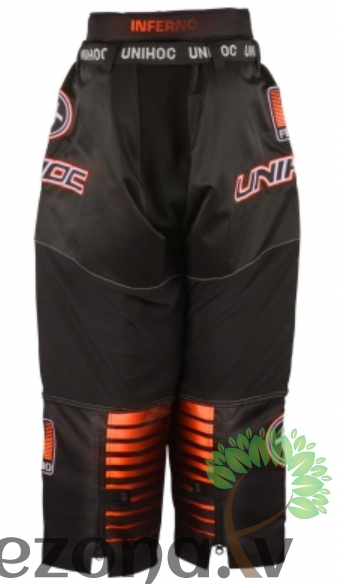 Unihoc vārtsarga bikses INFERNO melna/oranža