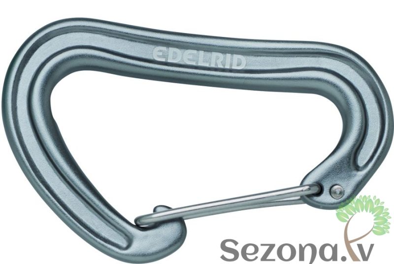 Karabīne Edelrid Nineteen G pelēka
