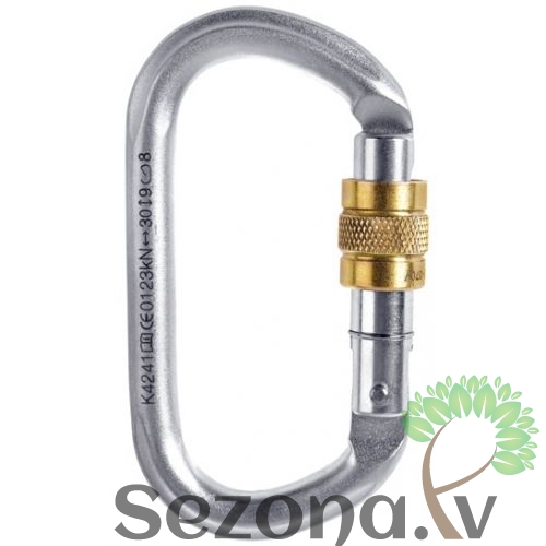 Karabīne Singing Rock Steel Oval Screw Gate