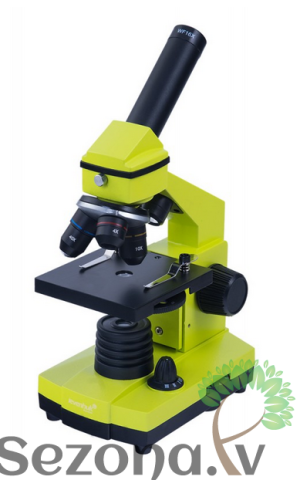 Levenhuk 2L NG Mikroskops Laima Krāsā Metāla korpuss 40x-640x