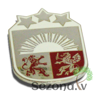 Magnēts metāla LV ģērbonis