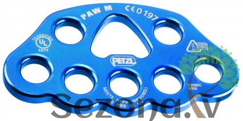 Plāksnes Petzl Paw melna M