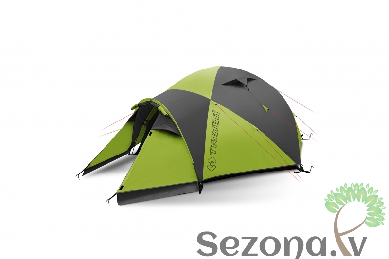 Trimm BASE CAMP - D lime telts
