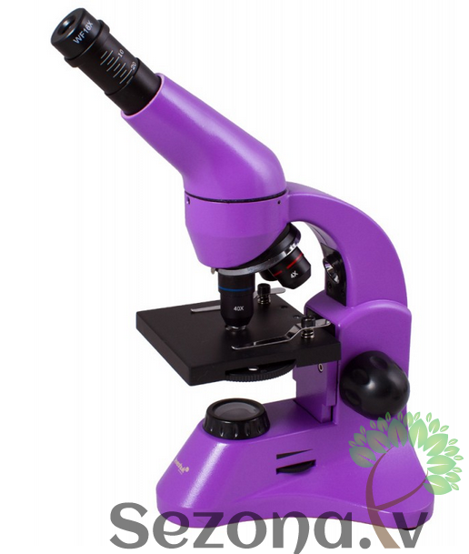Levenhuk Rainbow 50L PLUS Violetā krāsā 64x - 1280x