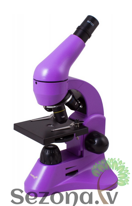 Levenhuk Rainbow 50L Violetā krāsā 40x - 800x