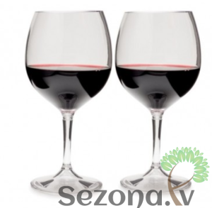 GSI Outdoors Glāze Nesting Red Wine Glass Set
