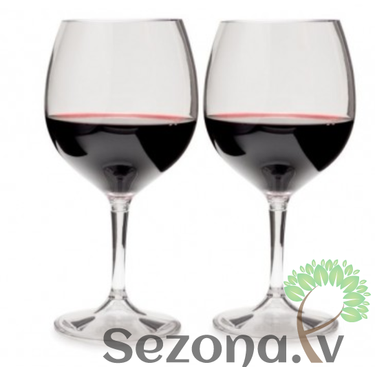 GSI Outdoors Glāze Nesting Red Wine Glass Set