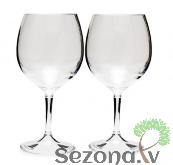 GSI Outdoors Glāze Nesting Red Wine Glass Set