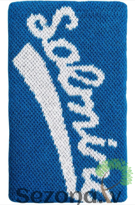 Salming Wristband Long Blue florbola spēlētāja garā sviedru aproce