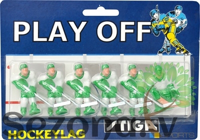 Stiga Play Off Hockey Team galda hokeja spēlētāju komplekts balta/zaļa
