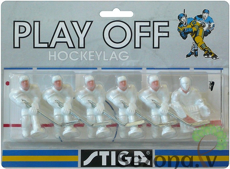 Stiga Play Off Hockey Team galda hokeja spēlētāju komplekts balta/balta