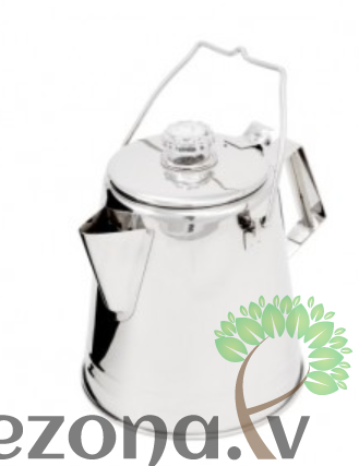 GSI Outdoors Tējkanna Glacier Stainless 8 Cup Perc 1,2L
