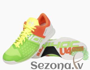 Unihoc U4 STL LOWCUT balta/zaļa/oranža