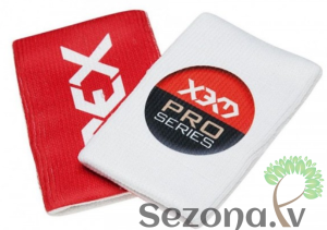 X3M Wristband Red/White florbola spēlētāja sviedru aproce