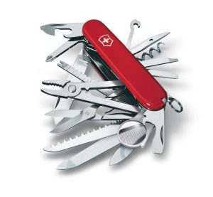 VICTORINOX SWISS CHAMP MEDIUM POCKET KNIFE WITH 33 FUNCTIONS 1.6795