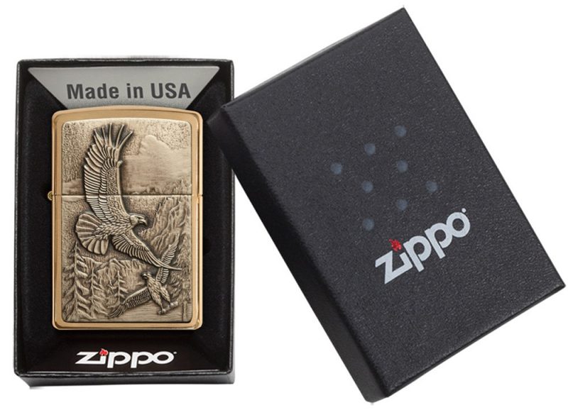 Zippo Lighter 20854 Soaring Eagles 20854