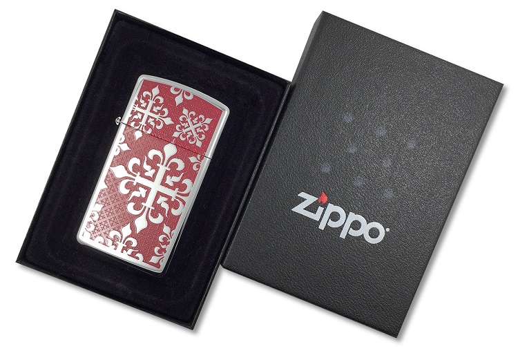Zippo Lighter 24195 Slim® Floral 24195