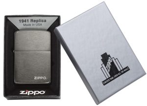 Zippo Lighter 24485 Black Ice® 1941 Replica 24485