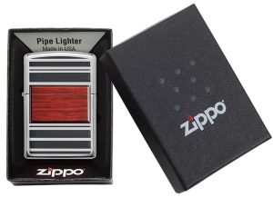 Zippo Lighter 28676 Pipe Wood Design 28676