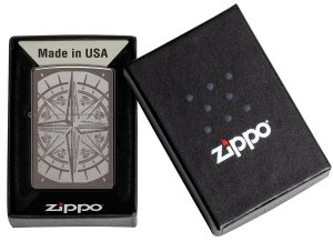 Zippo Lighter 29232 Black Ice® Compass 29232