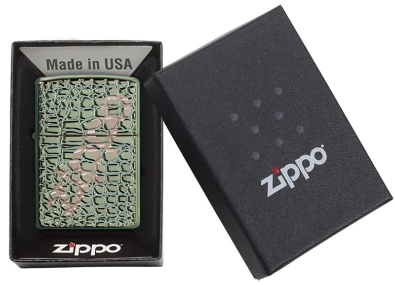 Zippo Lighter 29525 Armor™ Alligator 29525