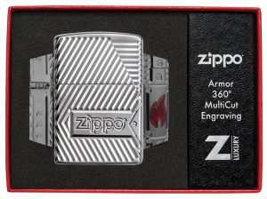 Zippo Lighter 29672 Armor™ Bolts Design 29672